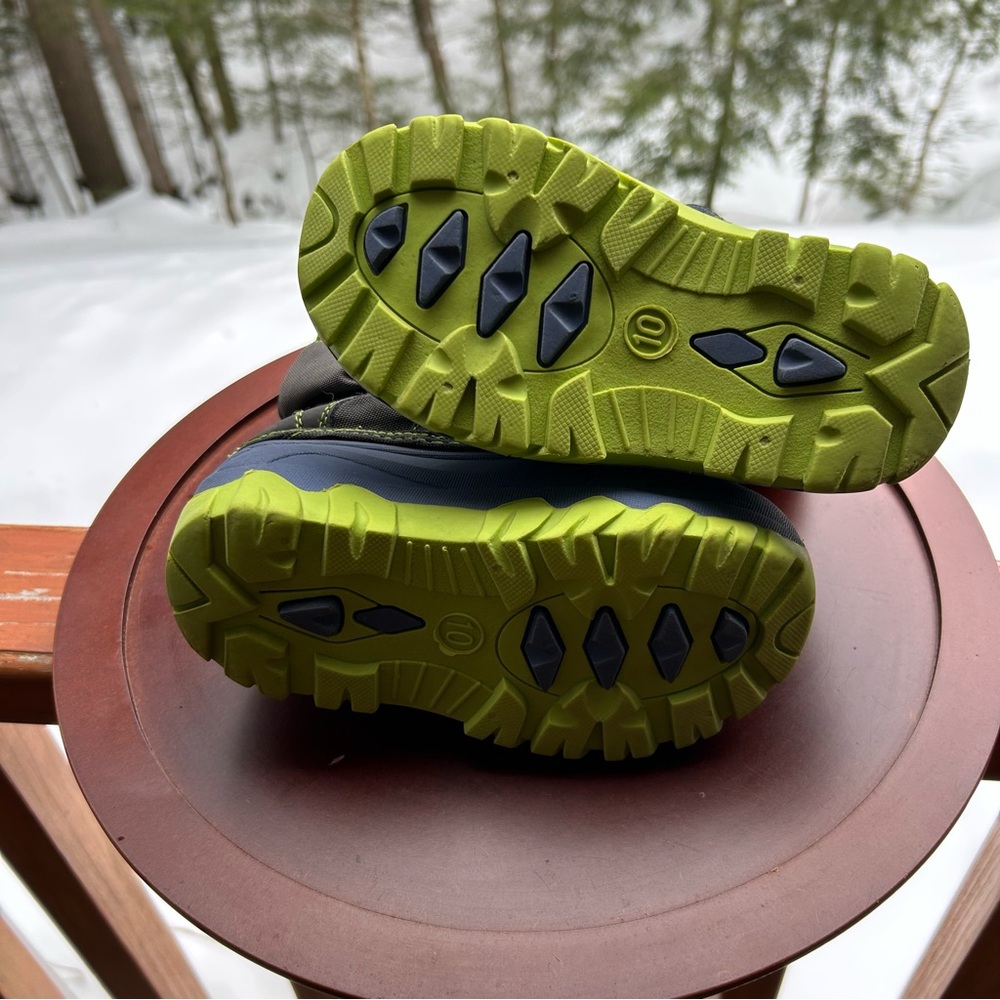 Waterproof Monster Dino Toddler Snow Boots- Size 10 | Fleece Lined | Winter Boot - Picture 3 of 10